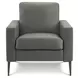 8J31A02 Dark Gray Upholstered Accent Chair