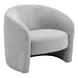 8024 Light Gray Upholstered Accent Chair