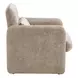 8026 Light Brown Upholstered Accent Chair with Pillow