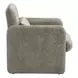 8027 Light Gray Upholstered Accent Chair with Pillow