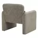 8027 Light Gray Upholstered Accent Chair with Pillow