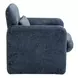 8030 Blue Upholstered Accent Chair with Pillow