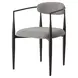 1228 Gray Upholstered Dining Chair Set of 2
