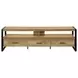 2880 Brown and Black 72" TV Stand
