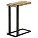 2883 Brown and Black Rectangular Accent Table