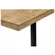 2883 Brown and Black Rectangular Accent Table