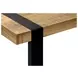 2883 Brown and Black Rectangular Accent Table