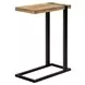 2883 Brown and Black Rectangular Accent Table