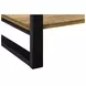 2884 Black and Brown Rectangular Coffee Table