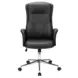 7323 Black Upholstered Swivel Executive Office Chair
