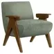 8311 Green Upholstered Accent Chair