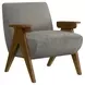 8312 Gray Upholstered Accent Chair