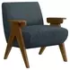 8313 Blue Upholstered Accent Chair