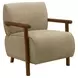 8340 Light Brown Upholstered Accent Chair