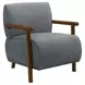 8341 Light Blue Upholstered Accent Chair