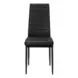 1270 Black Upholstered Dining Chair Set of 2