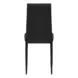 1270 Black Upholstered Dining Chair Set of 2