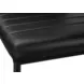 1270 Black Upholstered Dining Chair Set of 2