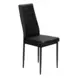 1270 Black Upholstered Dining Chair Set of 2
