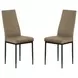 1273 Dark Taupe Upholstered Dining Chair Set of 2
