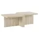 2891 Travertine Stone Rectangular Occasional Table Set