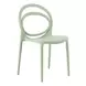 4008 Sea Green Outdoor Stacking Dining Chair Set of 4