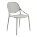 4016 Light Gray Outdoor Stacking Dining Chair Set of 4
