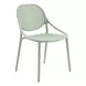 4018 Sea Green Outdoor Stacking Dining Chair Set of 4