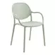 4023 Sea Green Outdoor Stacking Dining Chair Set of 4