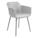 4026 Light Gray Outdoor Stacking Dining Chair Set of 4