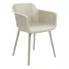 4027 Natural Taupe Outdoor Stacking Dining Chair Set of 4