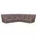 Lawson Sydney Brunette Modular Zero Gravity Power Reclining Sectional with Adjustable Headrest and USB Charging