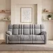Wild Card Bahari Platinum 92" Reclining Sofa