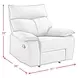 Murray Gray Leather Motion Recliner
