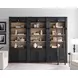 Willow Lane Black 3 Piece Tall Bookcase with Ladder