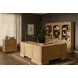 Winchester Natural Oak L-Shaped Home Office Set