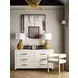 Jude Brown and White Performance Fabric Accent Chair