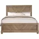 Montana Brown Queen Low Profile Panel Bed