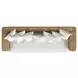 Playa Soothe Pearl 113" Outdoor Sofa with Flange Welt