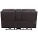 Eldridge Steamboat Brown Leather 76" Zero Gravity Power Reclining Loveseat with Console and USB Charging