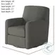 Flash Dance Athens Nickel Swivel Glider