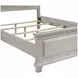 Silver Sands Gray Queen Upholstered Panel Bed