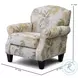 Celadon Flora Powder Rolled Arms Accent Chair