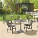 Shio Black Outdoor Dining Chair
