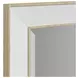 Eave Milk Rectangle Accent Mirror