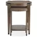 Kaysen Wallaby and Matte Black Round Nesting End Table