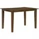 Joplin Brown Extendable Rectangular Counter Height Dining Room Set