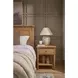 Oakmere Natural 1 Drawer Open Nightstand with USB Charging
