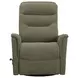 Dualis Snazzy Olive Manual Swivel Glider Recliner