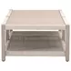 Wrap Beige Rectangular Outdoor Cocktail Table